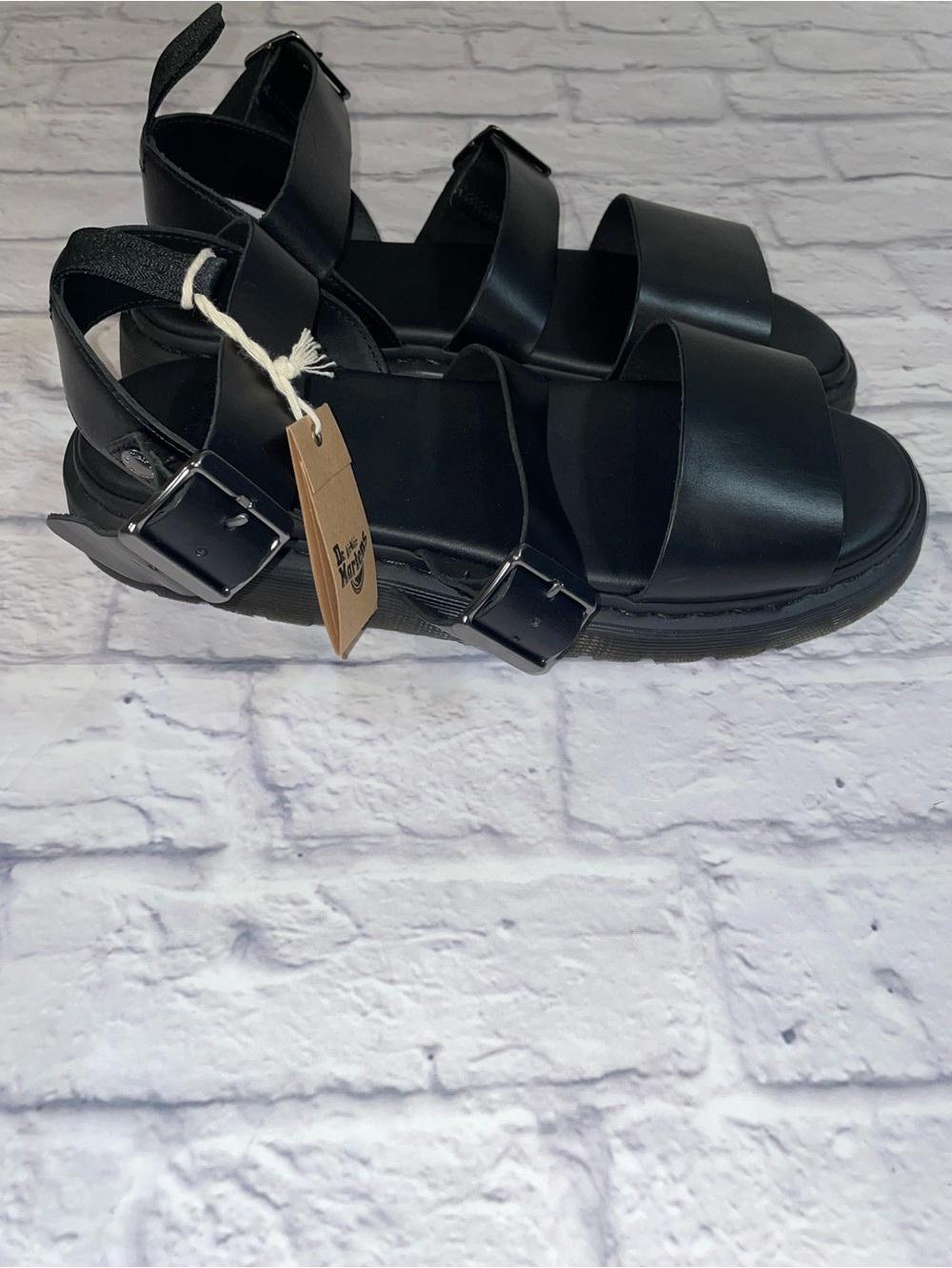 Dr. Martens Gryphon Brando Leather Gladiator Sandals. Size 12